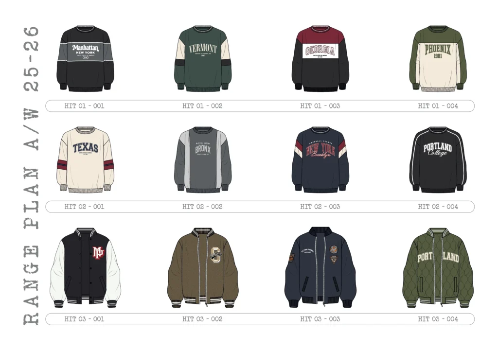 DMart AW 25/26 garment collection overview